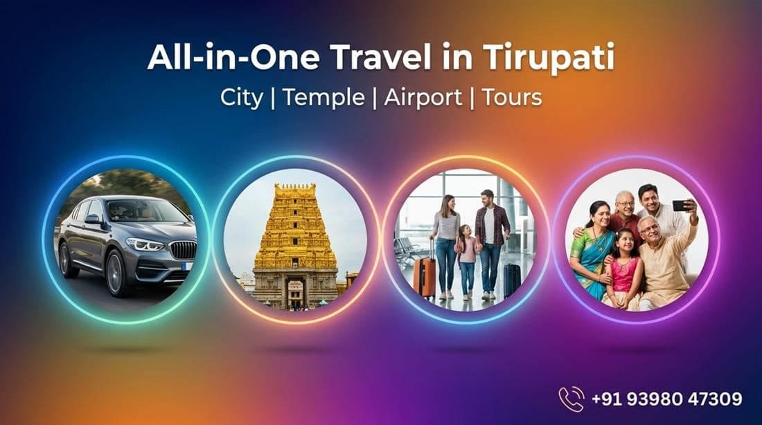 Collage Banner With | Cab in Tirupati, Tirupati cabs, Tirupati taxi service